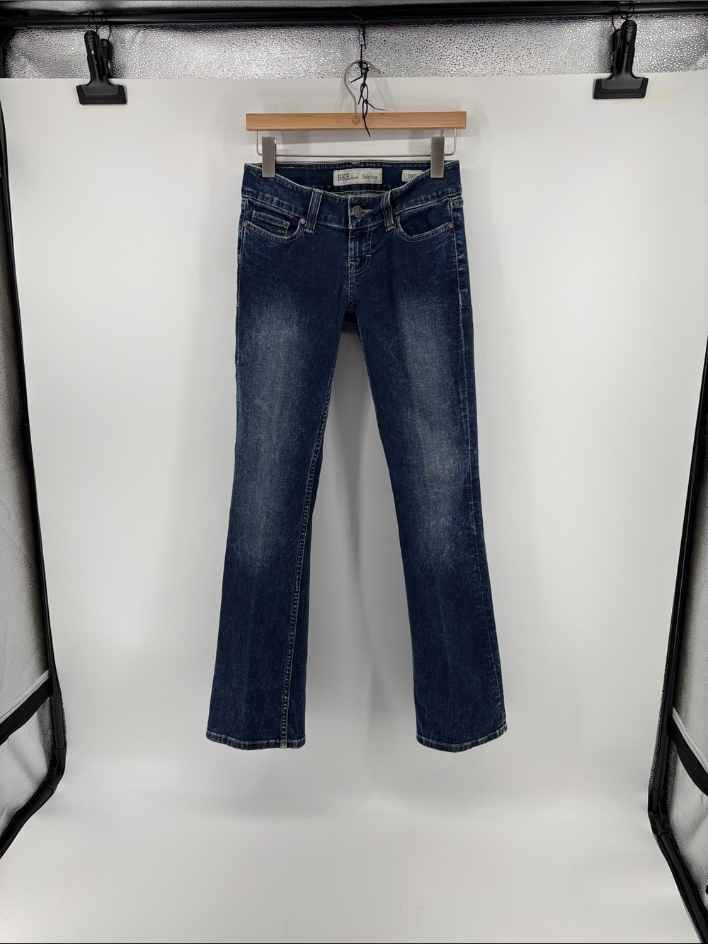 BKE Dark Indigo Flare Jeans